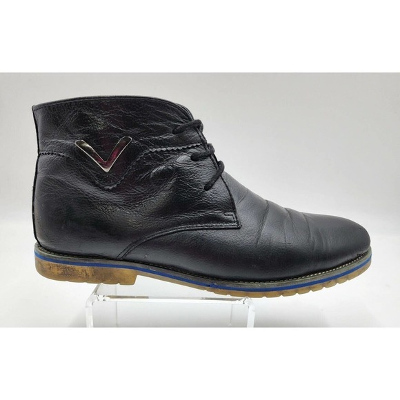 Timberland Earthkeepers Chukka Ankle Black Leather Boots Men\'s Sz 12 1501-12 40 main image 5